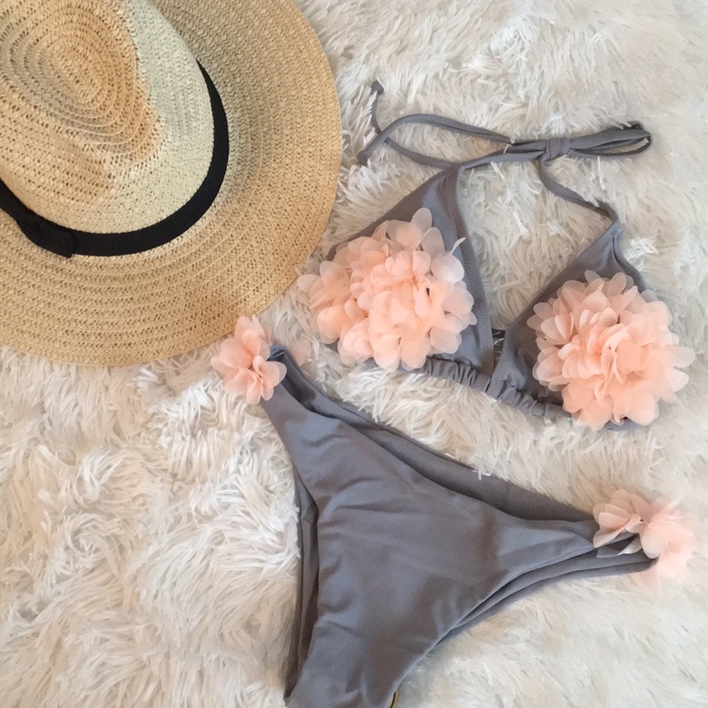 🆑 LAST ONE! Flower bikini set - Picture 6 of 7